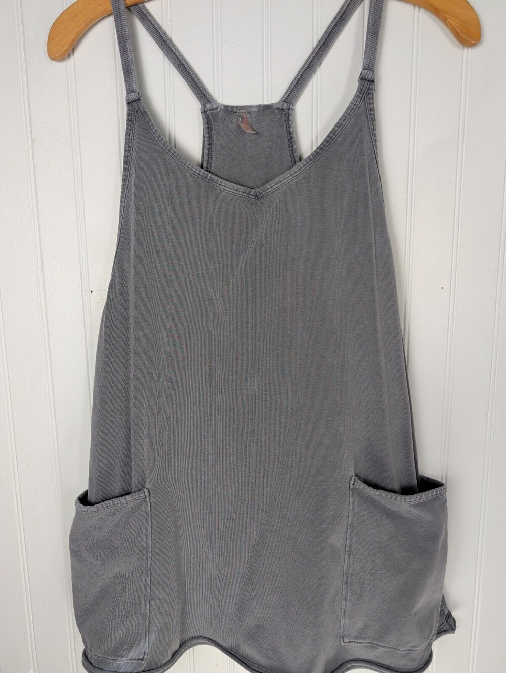 FP Movement Free People Hot Shot Mini Dress Grey Carbon Size XS